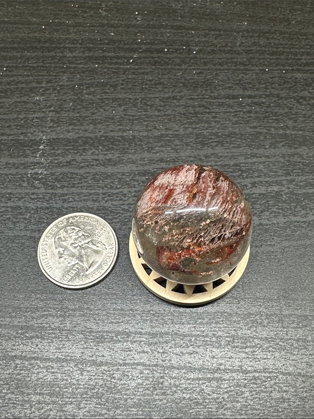 Polished Garden Quartz Sphere